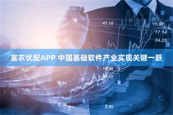 富农优配APP 中国基础软件产业实现关键一跃